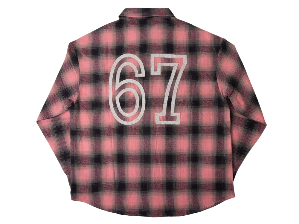 Checkered 67 blouse Roze