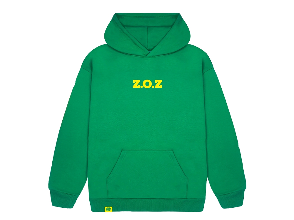 Oversized Hoodie 'Doei bitch!' Groen
