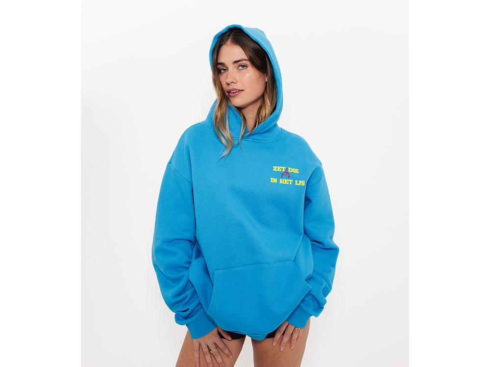 Oversized Hoodie Blauw