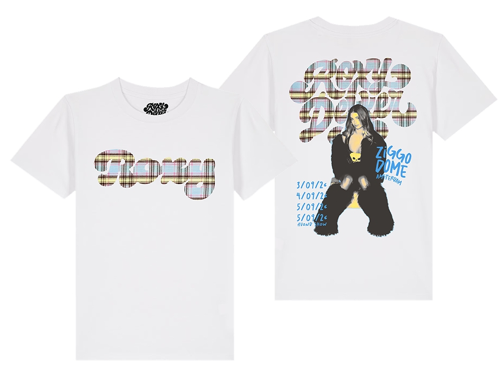 Checkered Ziggo Dome Kids T-shirt Wit