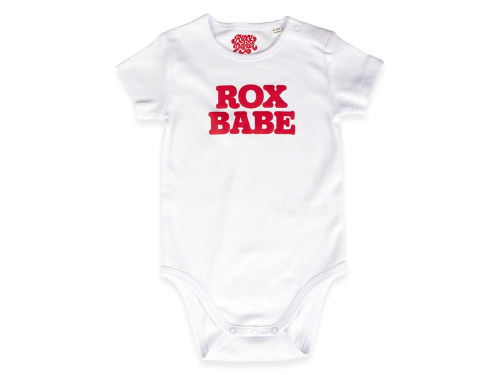 Baby romper 'Rox Babe' Wit