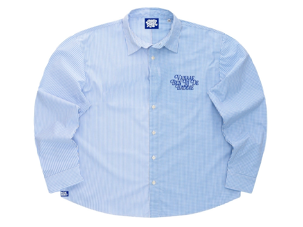 Overhemd Sugar Daddy Blauw/ wit