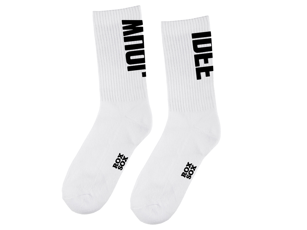 Sokken 'Jouw Idee' Wit/Zwart