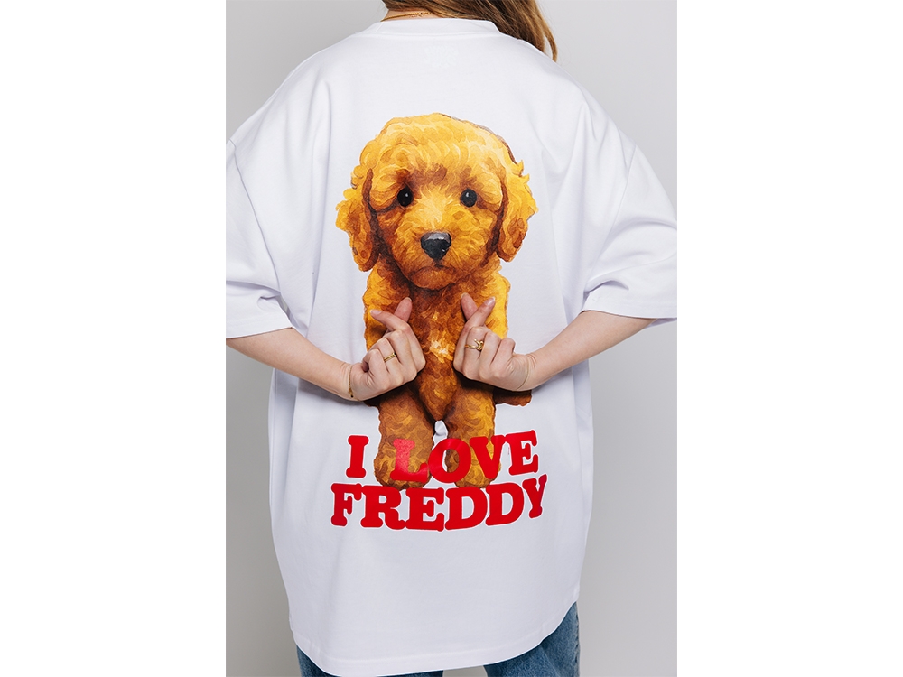 I Love Freddy T-Shirt Wit