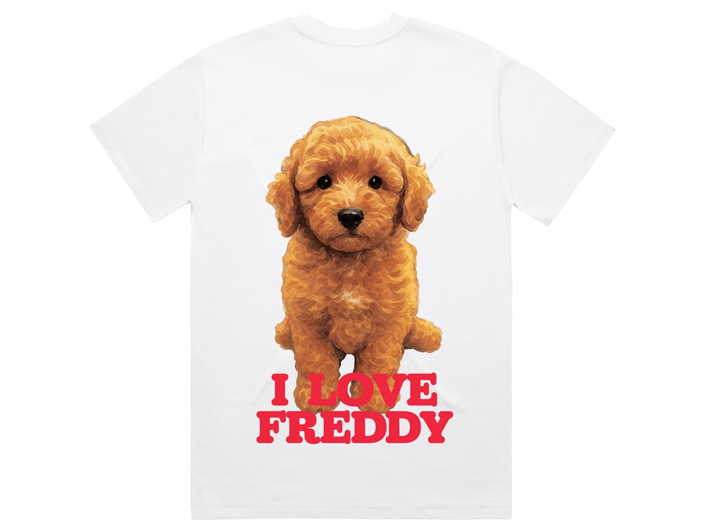 I Love Freddy T-Shirt Wit