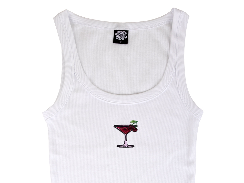 Top 'Anne Fleur Vakantie' Wit met pailletten patch