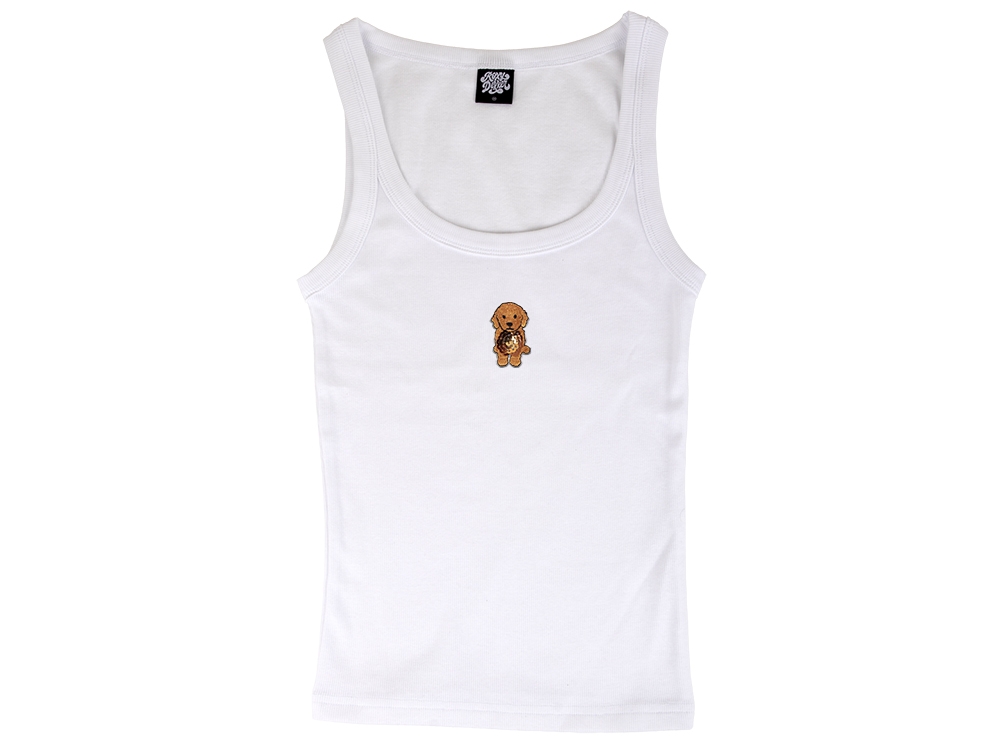 Top Freddy Wit met pailletten patch